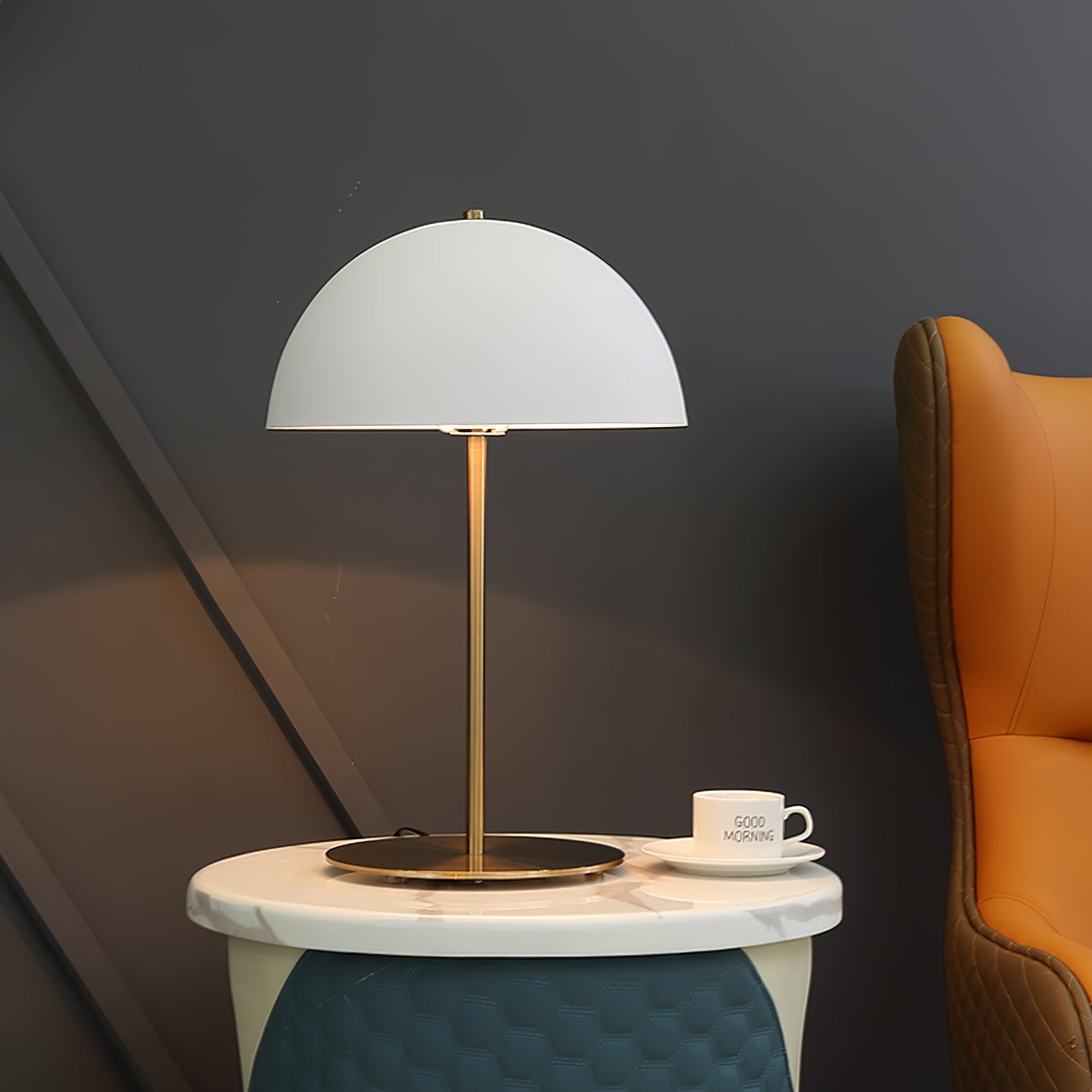 Hanna Table Lamp - Modern LED Bedside Lamp with USB Port, Adjustable Brightness for Bedroom, Living Room, and Office | Perfect for Reading, Working, and Relaxing