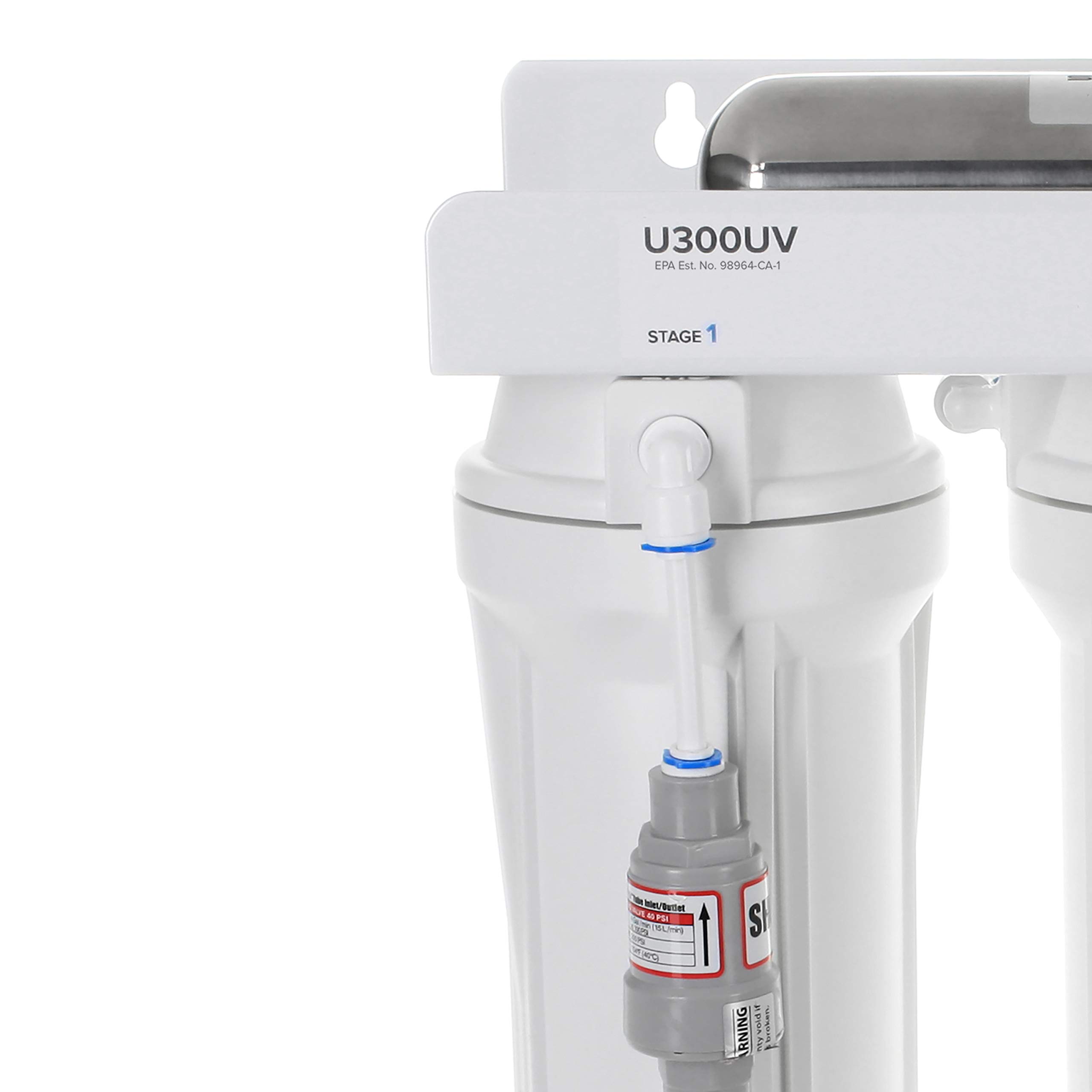 U300UV 4-Stage UV Drinking Water Filtration System - Ultimate Purification for Home, Office & Outdoor Use