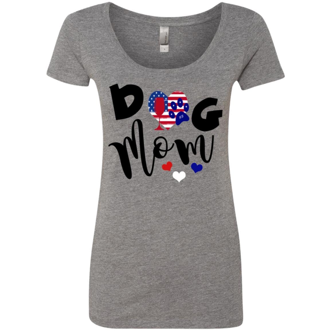 WineyBitches.Co Women's Tri-Blend Scoop Neck T-Shirt - Soft Comfortable Casual Tee for Everyday Wear, Lounge & Outings