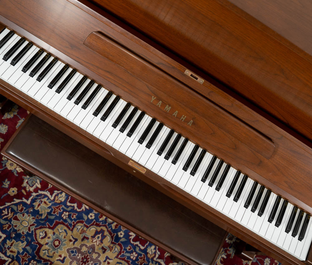 1994 Yamaha 48 U1 Upright Piano in Satin Walnut Finish - Perfect for Home, Studio & Music Classrooms | Vintage Acoustic Piano for Beginners & Professionals