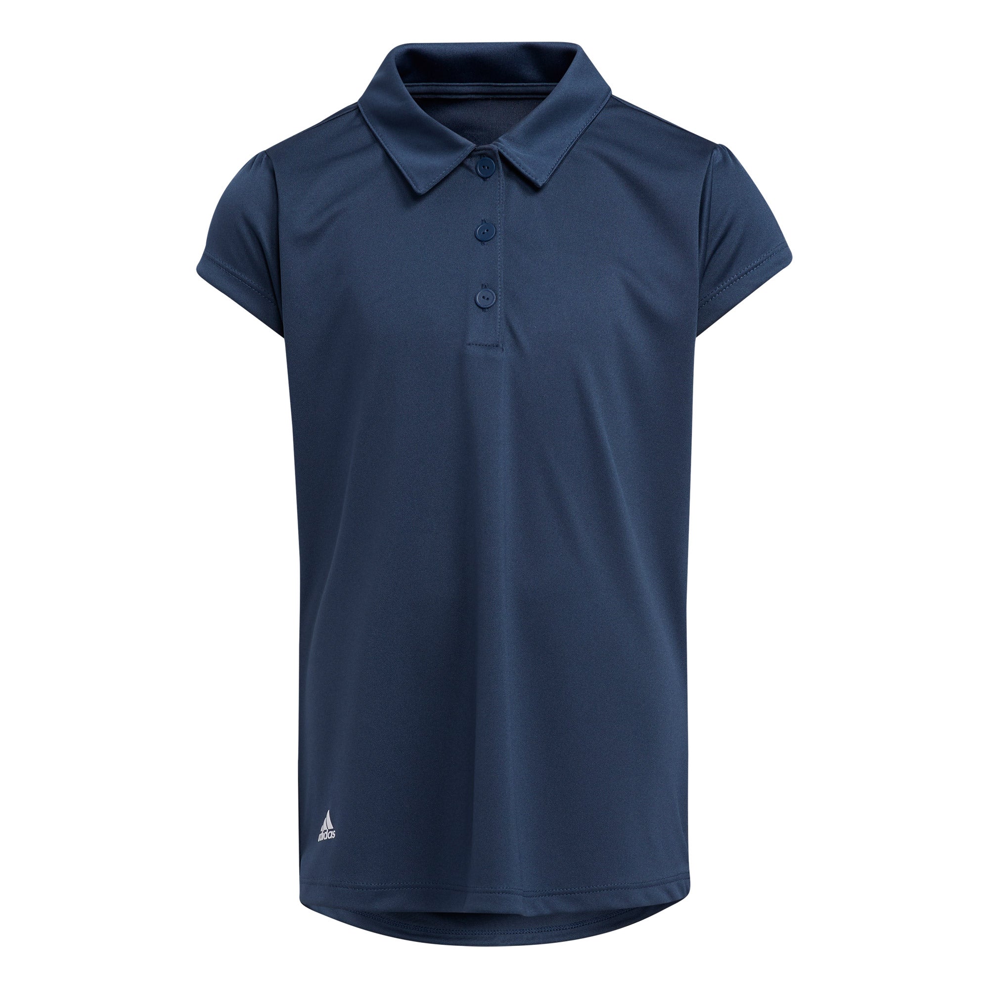 Adidas Performance Girls' Short Sleeve Golf Polo Shirt - Moisture Wicking & UV Protection - Perfect for Junior Golf Tournaments & Summer Sports