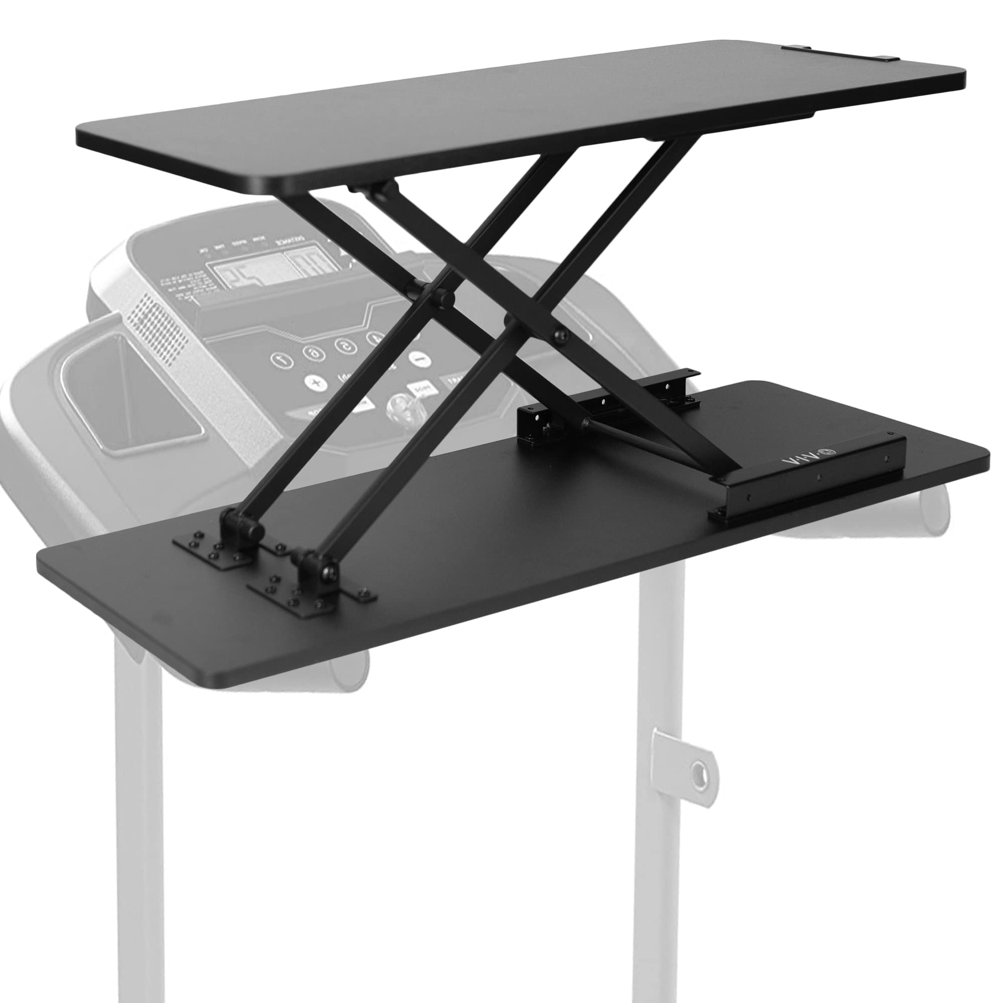 VIVO Adjustable Treadmill Desk Riser - Universal Height-Adjustable Workstation for Laptops, Notebooks & Tablets | Fits Treadmill Handlebars up to 33 Inches (84cm) | Model TDML3 | Perfect for Home Office, Standing Desk & Treadmill Workouts