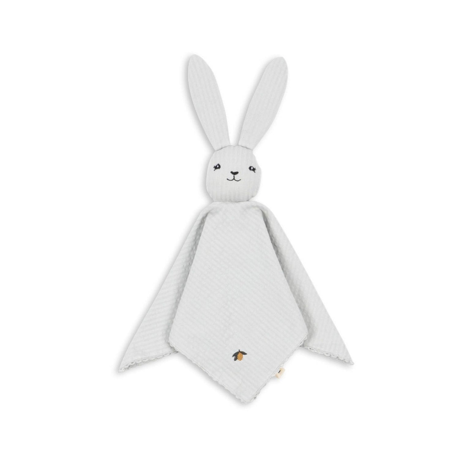 KONGES SLØJD Sleepy Rabbit Plush Toy - Soft & Cuddly Stuffed Animal for Babies & Toddlers | Perfect for Nursery Decor, Bedtime Comfort & Sensory Play