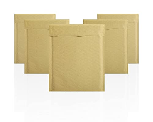 AMIFF 6.5 x 9 Inch Kraft Bubble Mailers (Pack of 650) - Self Seal Padded Envelopes, Waterproof & Sturdy Adhesive for Secure Shipping - Perfect for Ecommerce, Small Business & Online Sellers Packaging Needs