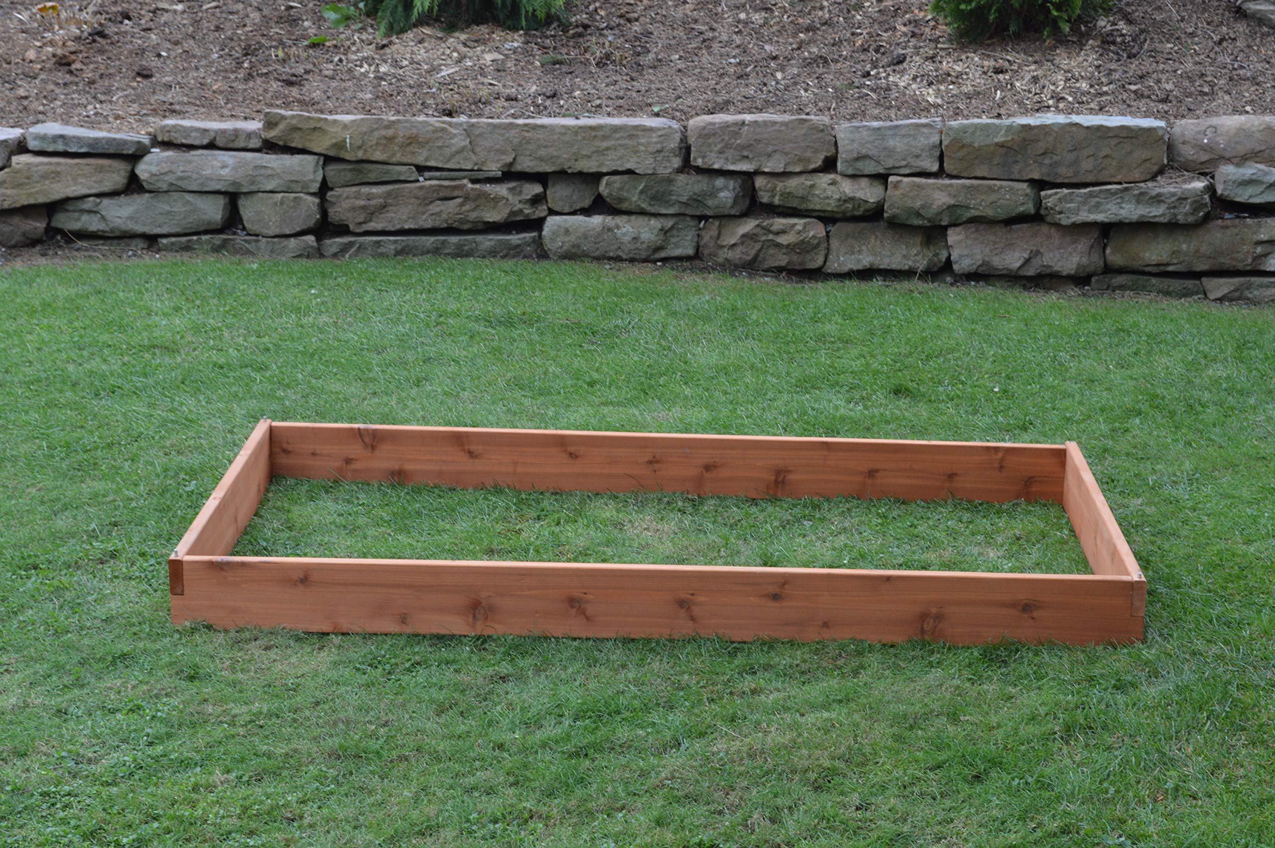 Premium Red Cedar Wood Raised Garden Bed - 5.5