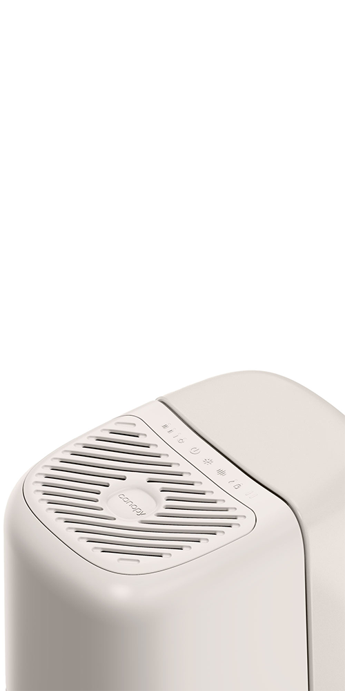 Bedside Humidifier 2.0 - Ultrasonic Cool Mist Humidifier for Bedroom, Quiet Air Humidifier with Night Light, Perfect for Dry Air Relief, Baby Nursery & Home Office Use