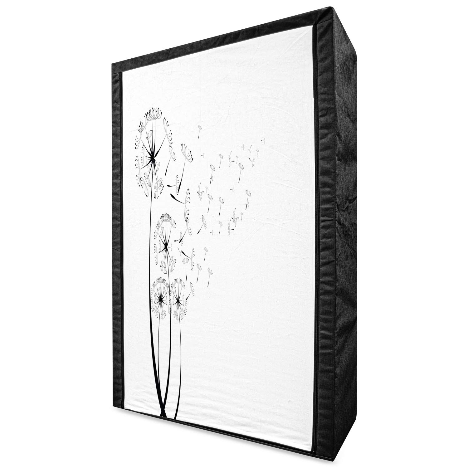 Ambesonne Portable Fabric Wardrobe with Shelves - 42.5
