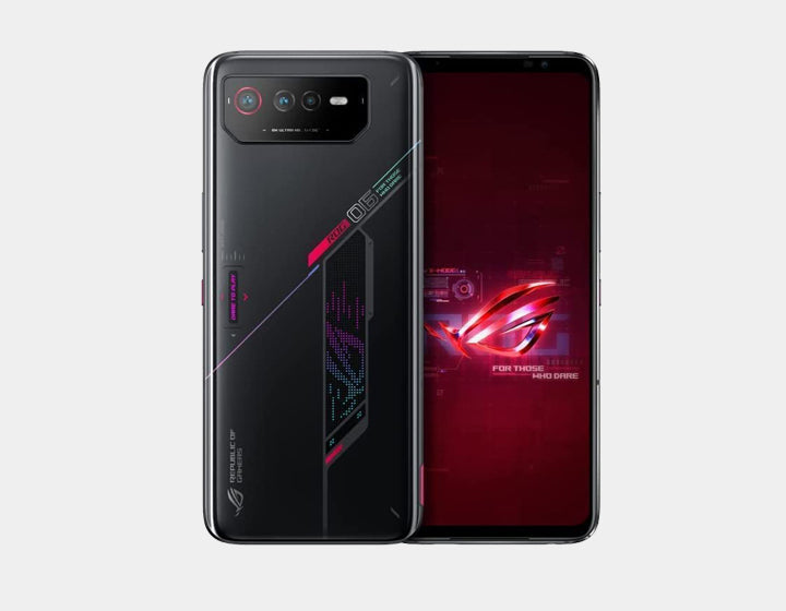 ASUS ROG Phone 6 AI2201 5G Gaming Smartphone - 256GB Storage, 12GB RAM, Dual SIM GSM Unlocked (Black) - Ultimate Mobile Gaming Performance for Esports & Streaming