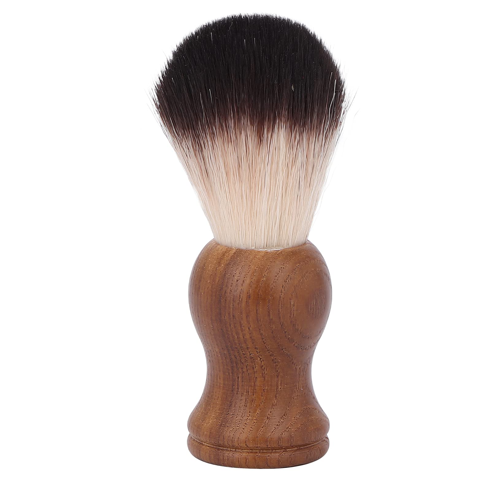 Premium Men's Travel Shaving Brush with Wooden Handle - Professional Facial Cleansing & Foaming Shave Brush for Home, Salon Use - Ideal Gift for Travelers & Grooming Enthusiasts - Perfect for Business Trips, Camping & Daily Shaving Routine