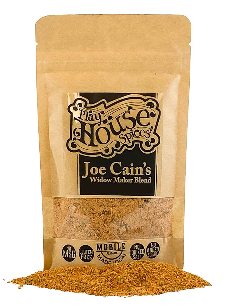 Play House Spices Joe Cain Widow Maker Blend (2 Pack) - Premium Cajun Seasoning for Grilling, BBQ & Cooking - Perfect for Steak, Chicken & Seafood