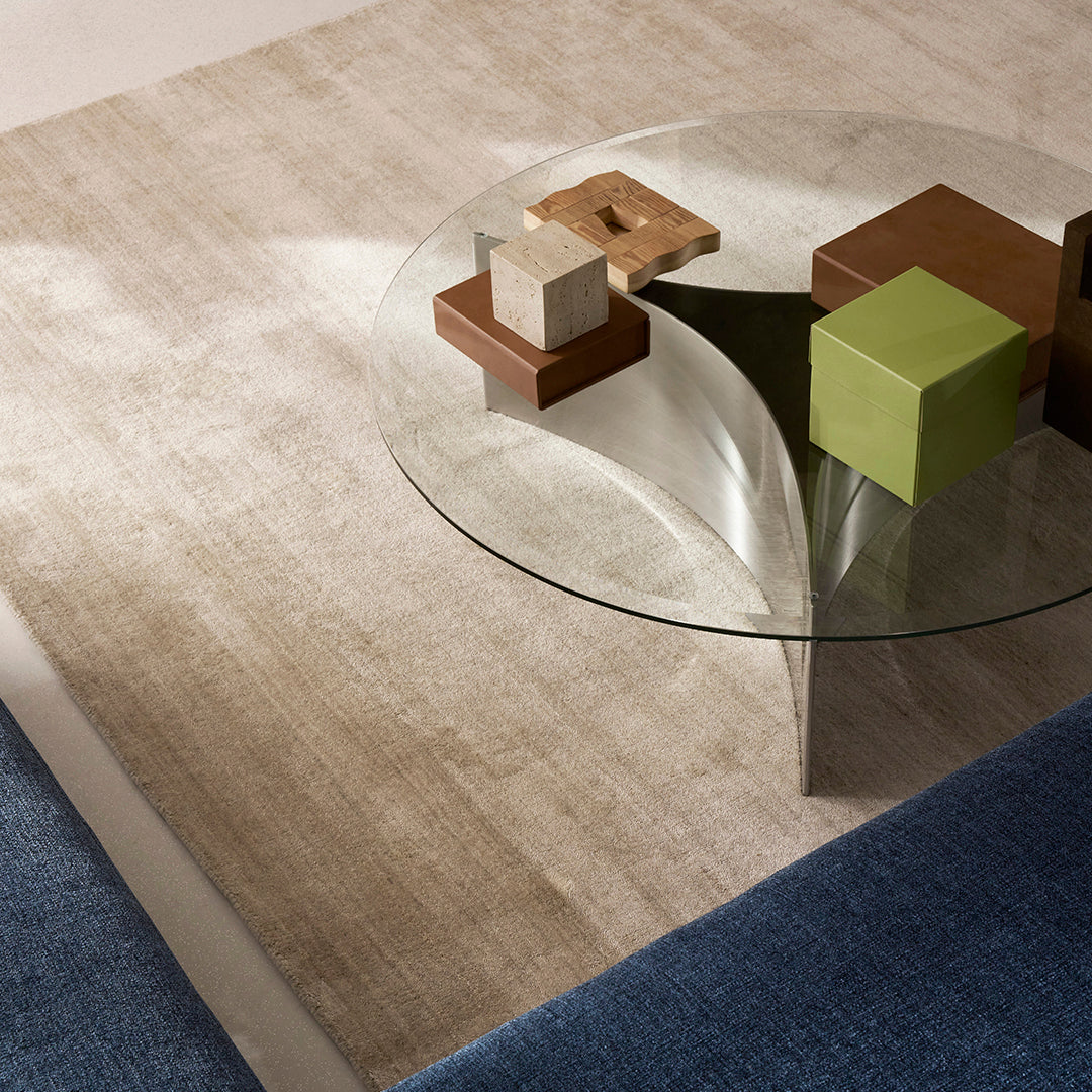 Modern Arc Coffee Table - Mid-Century Style Wooden Coffee Table for Living Room, Perfect for Home Decor & Small Spaces | Ideal for Coffee, Books & Living Room Essentials