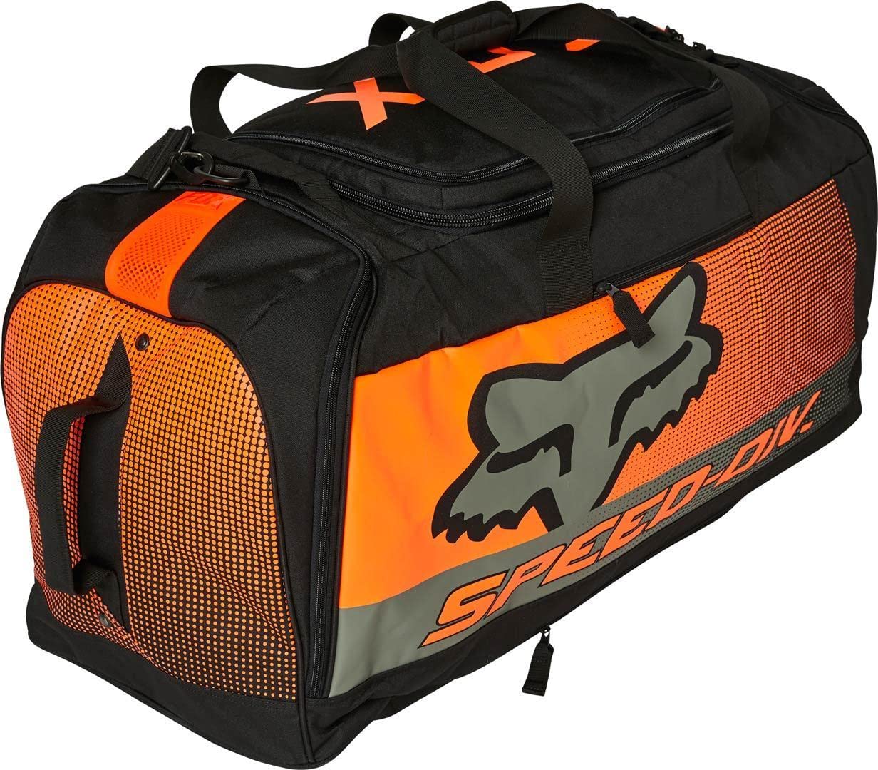 Fox Racing Men's Podium Duffle Bag - Large Capacity Sports Gym Travel Duffel Bag for Workout, Gym, Travel & Outdoor Adventures | Durable Water-Resistant Gear Storage