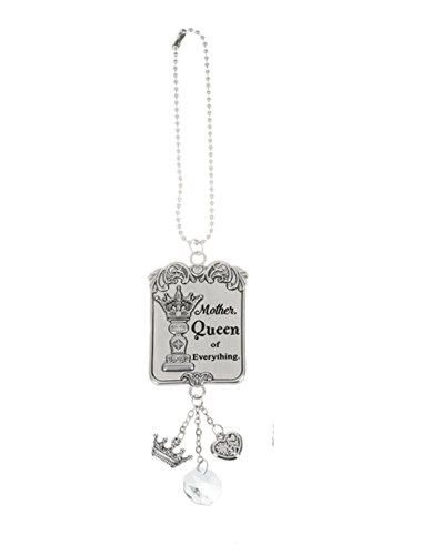 Ganz Queen of My Heart Car Charm - Perfect Gift for Mother's Day, Wife, or Special Woman | Car Accessory for Women | Inspirational & Sentimental Decor