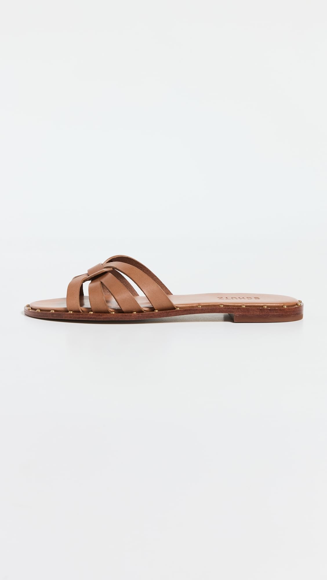 SCHUTZ Women's Phoenix Flat Sandals - Comfortable Summer Slide Sandals for Women | Casual Beach, Pool & Vacation Wear