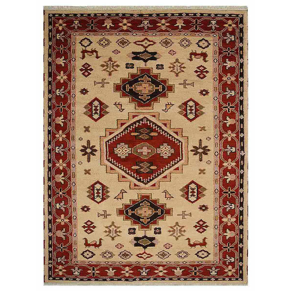 Handmade Serapi Afghan Rug - Premium Hand-Knotted Wool Carpet for Living Room, Bedroom & Dining Area - Traditional Persian Design for Home Decor