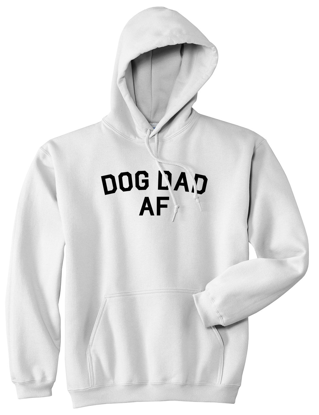 Kings Of NY Dog Dad Mens Pullover Hoodie - Soft Cotton Fleece Sweatshirt for Dog Lovers, Fathers Day Gift, Casual Streetwear