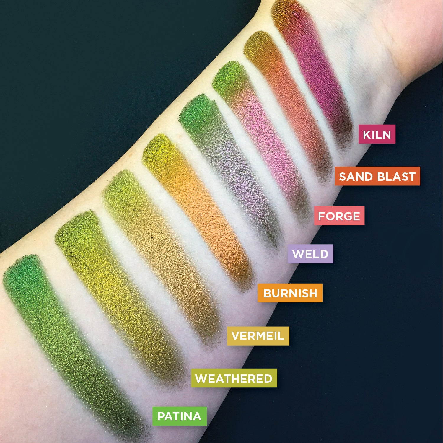 Burnish | Multichrome Jewel-Toned Eyeshadow Palette - Long Lasting, Highly Pigmented for Stunning Eye Makeup Looks | Perfect for Parties, Date Nights & Special Occasions