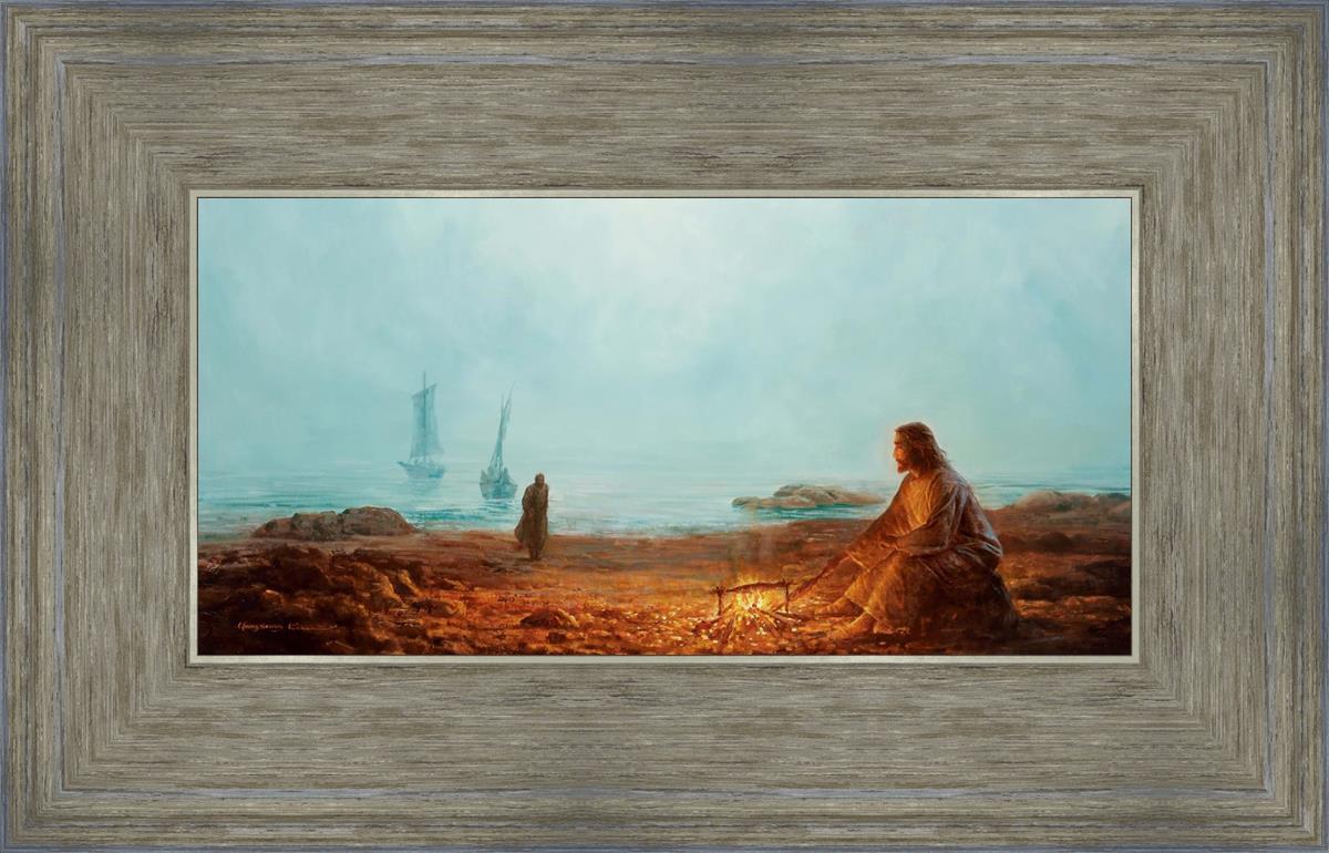 By The Shore By Yongsung Kim - Coastal Wall Art Print for Beach House Decor, Ocean Themed Living Room & Bedroom