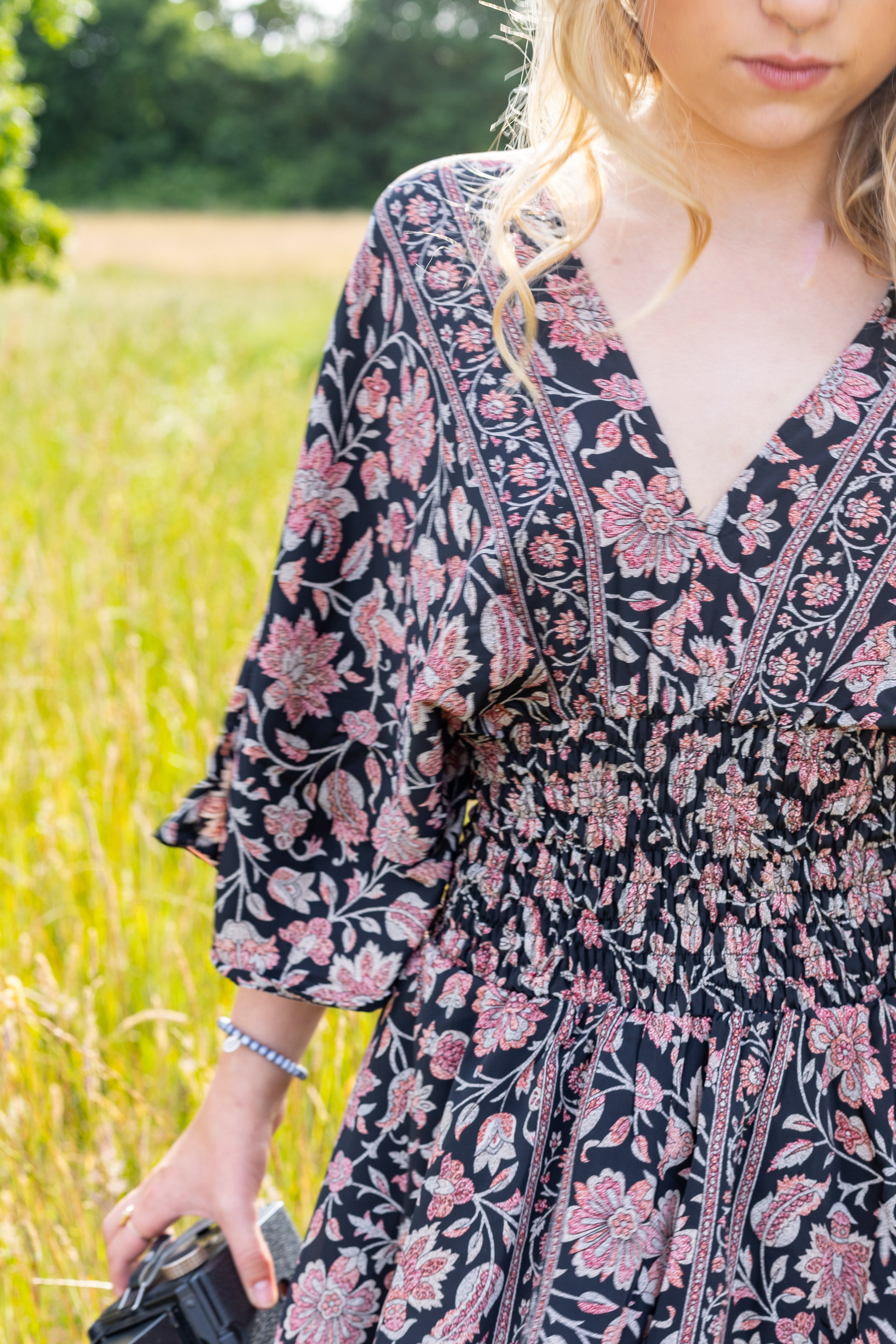 Zula Dress | Floral Print Midi Dress for Women - Perfect for Summer, Parties & Casual Outings
