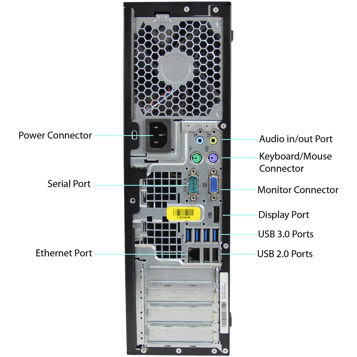 Refurbished Dell Optiplex 8300 Business Desktop - Intel Core i5-3470 Quad-Core up to 3.6GHz, 8GB RAM, 128GB SSD, Windows 10 Pro 64-bit, WiFi, DVD-RW, USB 3.0, Dual DisplayPort - Perfect for Office Work, Home Computing & Small Business Use