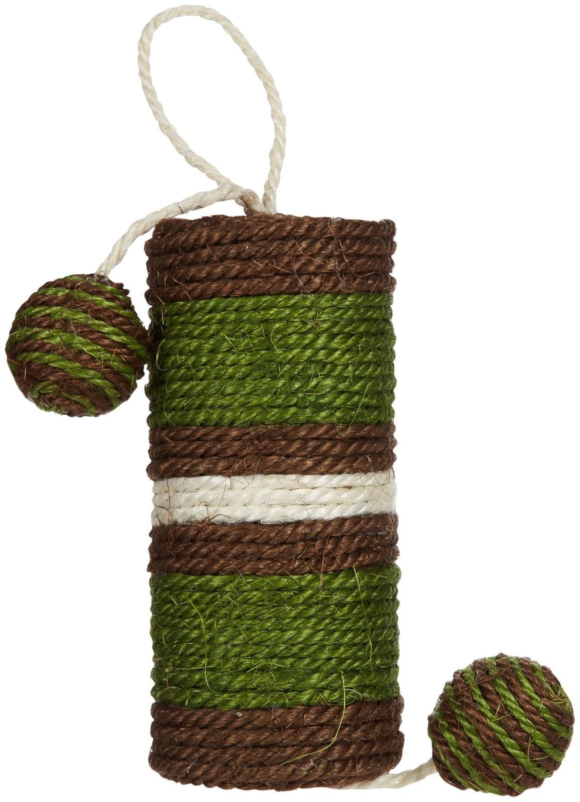 Bobby Circus Cat Scratching Toy for Kittens - Green Cat Scratching Post with Sisal Fiber - Perfect for Indoor Cats to Play and Sharpen Claws