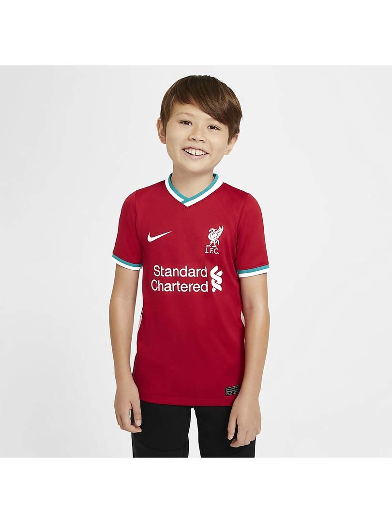 Nike Liverpool FC Home Jersey for Youth - Large Size, Authentic Red Soccer Jersey for Kids - Perfect for Matches, Training, and Fan Support