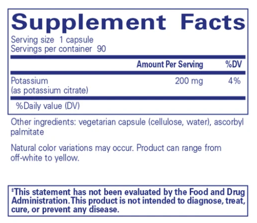 Potassium Citrate Supplement - High Purity & Fast Absorption for Heart, Muscle & Bone Health | Ideal for Athletes, Keto Diet & Electrolyte Balance