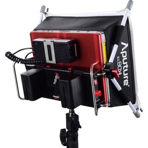 Aputure Amaran Tri 8s Daylight LED Spot Light with V-Mount Battery Plate & 2 F970 Battery Packs - Professional Video Lighting for Film, Photography, and Studio Production