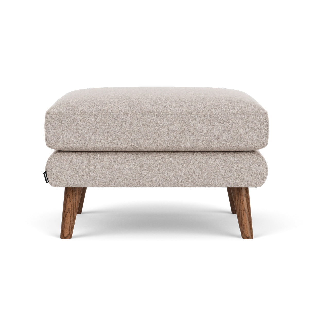 George Fabric Ottoman - Stylish and Comfortable Footrest, Storage Bench for Living Room, Bedroom, or Office - Perfect for Relaxing, Extra Seating & Home Organization