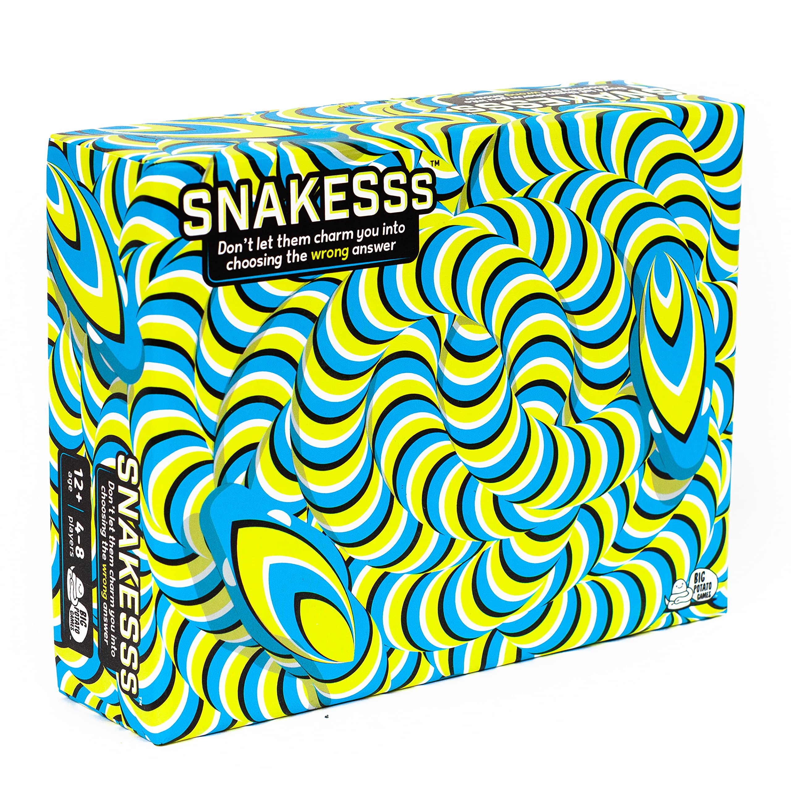 Big Potato Snakes: Fun Social Deduction Board Game for Family Game Night & Adult Parties | Strategy Game for 4-8 Players | Perfect for Halloween, Team Building & Icebreaker Activities