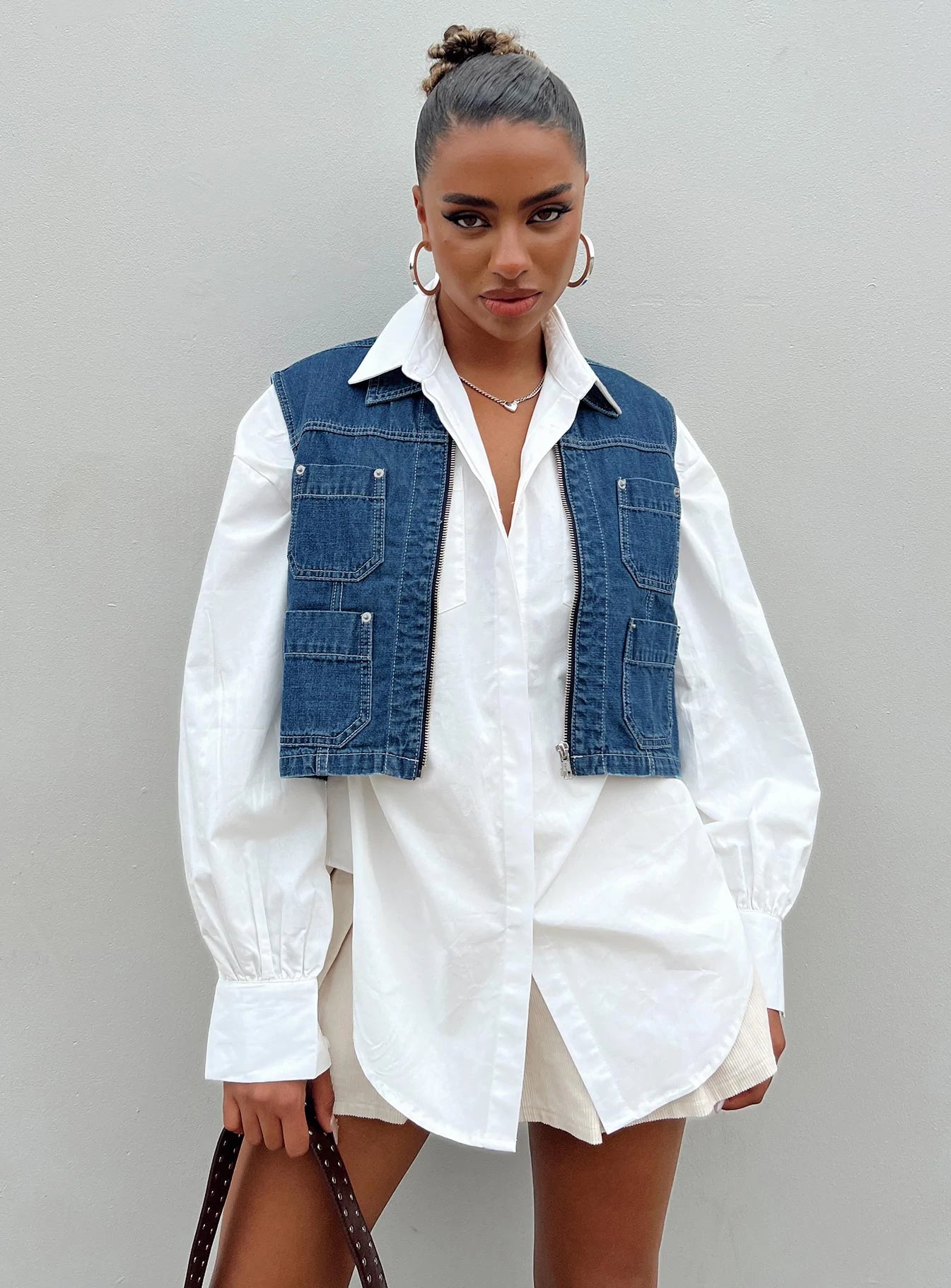 Men's Admiral Denim Vest - Classic Distressed Denim Jacket for Casual Wear | Perfect for Outdoor Adventures, Music Festivals & Street Style