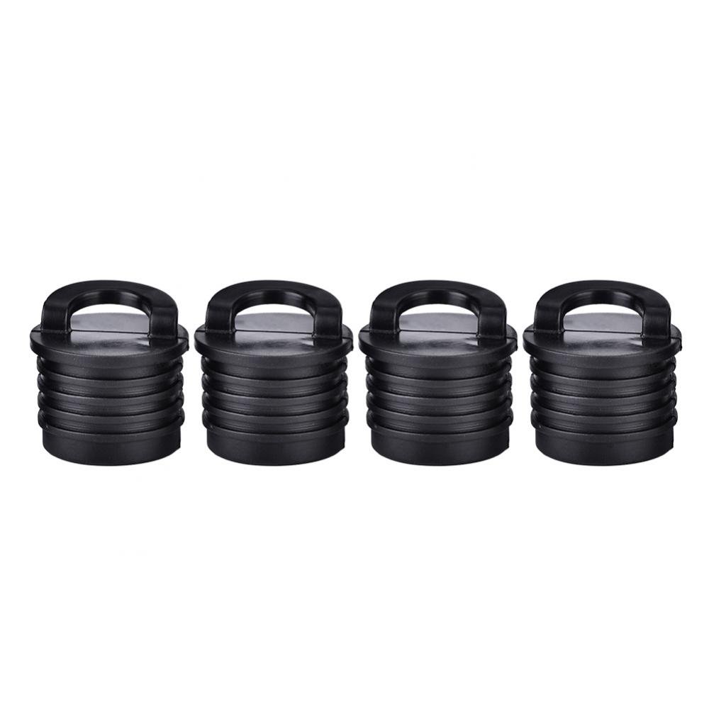 VGEBY 4Pcs Rubber Kayak Drain Plugs - Waterproof Scupper Hole Stoppers for Kayaks, Canoes & Marine Boats - Durable Kayak Bungs & Boat Drain Plugs for Kayaking, Fishing & Water Sports Accessories