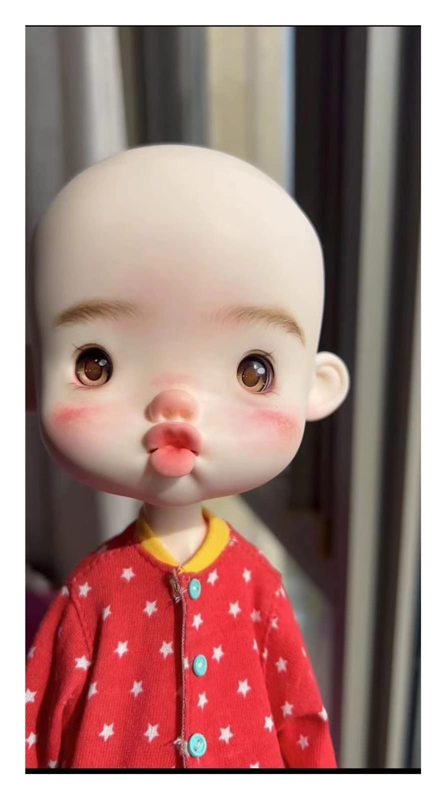 1/6 BJD Doll - Resin DIY Doll Accessories for Customization | Naughty Child Doll with No Makeup | Perfect for Dollhouse Display & Girl Gifts | Cute Chaochao Color in Normal Skin Makeup | Great for Cosplay, Photography & Collectors