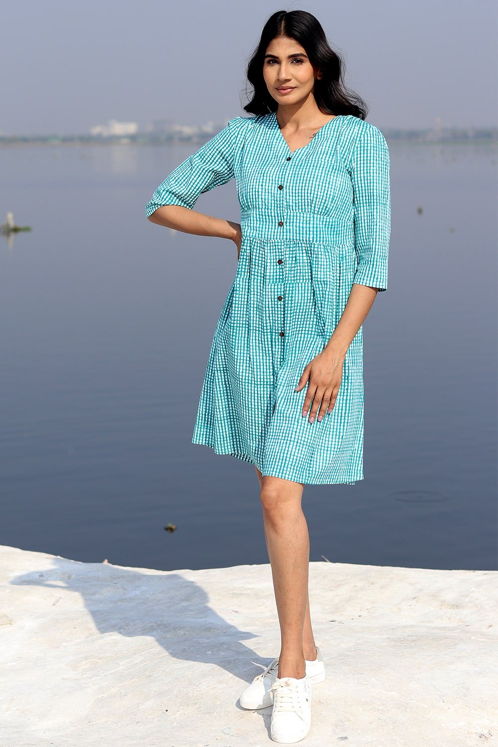 Endless Summer Cotton Dress by SootiSyahi - Breathable & Comfortable Women's Casual Dress for Beach, Vacation, and Summer Outfits
