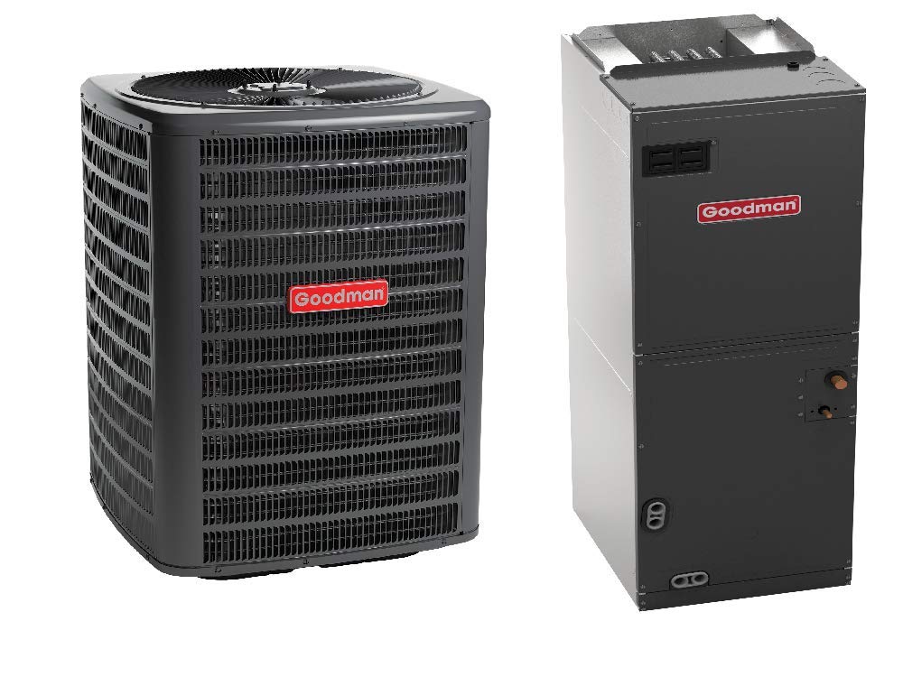 Goodman 2.5 Ton 14 SEER High Efficiency Air Conditioning System with Multi-Position Air Handler - Perfect for Home Cooling and Energy Savings