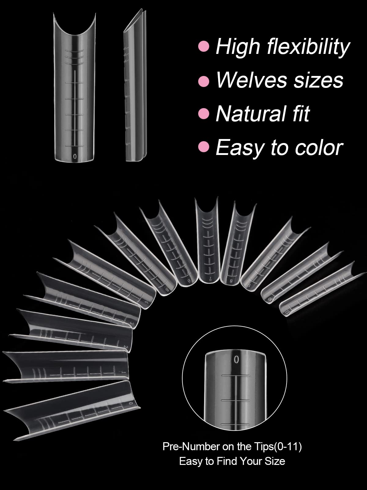 Kalolary 120PCS Clear Gel Nail Forms - Full Cover Dual System with C Curve for Nail Extensions | DIY Manicure & Nail Art Tools for Salon & Home Use