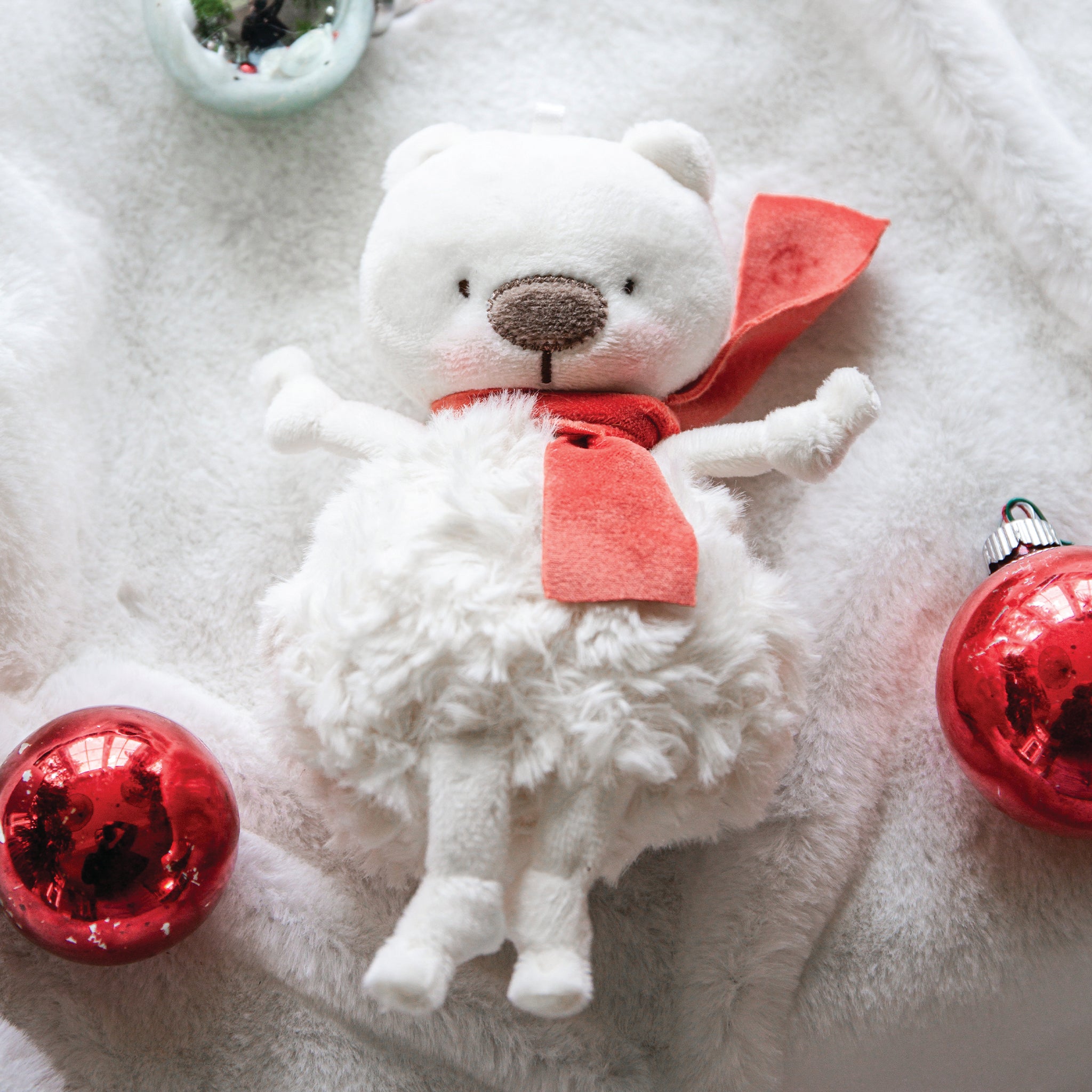 Bo the Polar Bear Roly Poly Toy - Cute Tumbling Polar Bear Figurine for Kids & Collectors - Perfect for Playtime, Nursery Decor, and Gift Giving