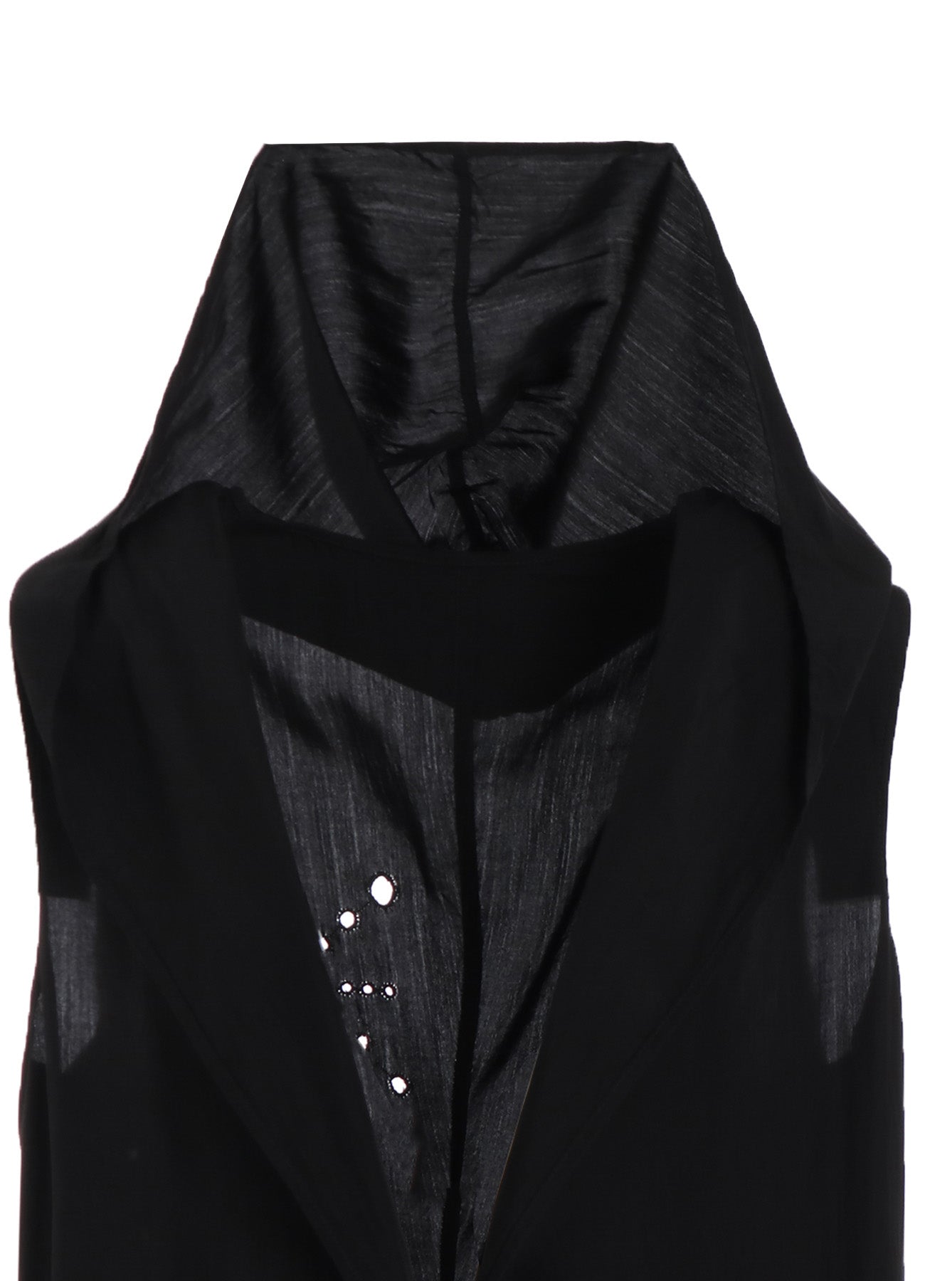 Cupro Dungaree Baller Lace Hoodie Vest - Stylish Layering Piece for Women, Perfect for Casual Outfits, Streetwear Fashion, and Everyday Comfort