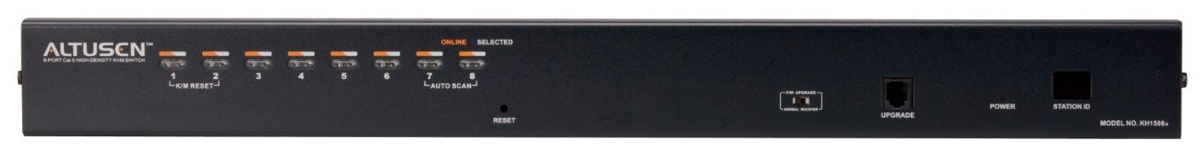 ATEN 8-Port RJ45 KVM Switch with PS/2 & USB Connectivity for Server Management - Ideal for Data Centers, IT Rooms, and Multi-Computer Workstations