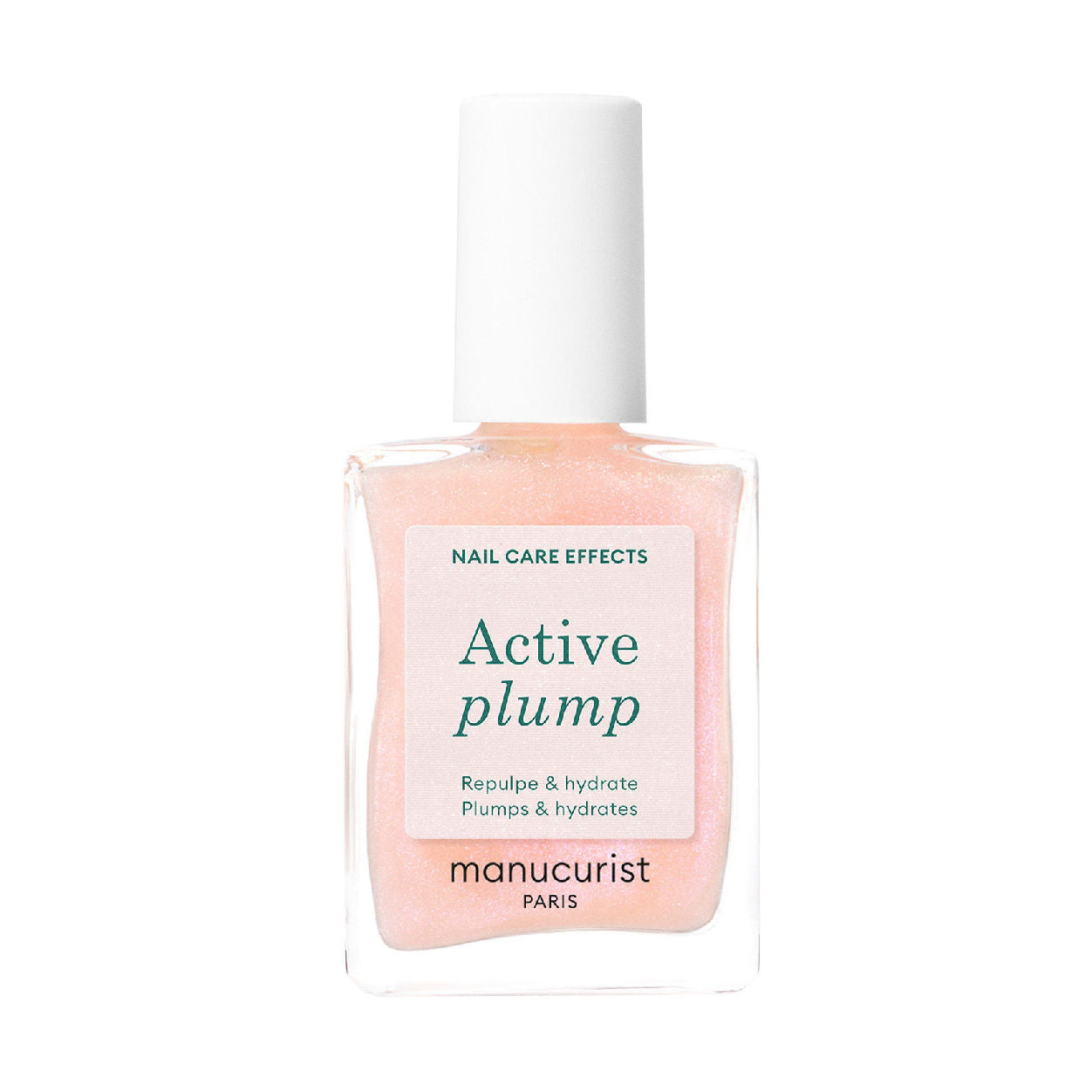 Manucurist Active Plump Nail Polish - Vegan & Non-Toxic Nail Care for Stronger, Healthier Nails - Perfect for At-Home Manicures & Professional Salon Use
