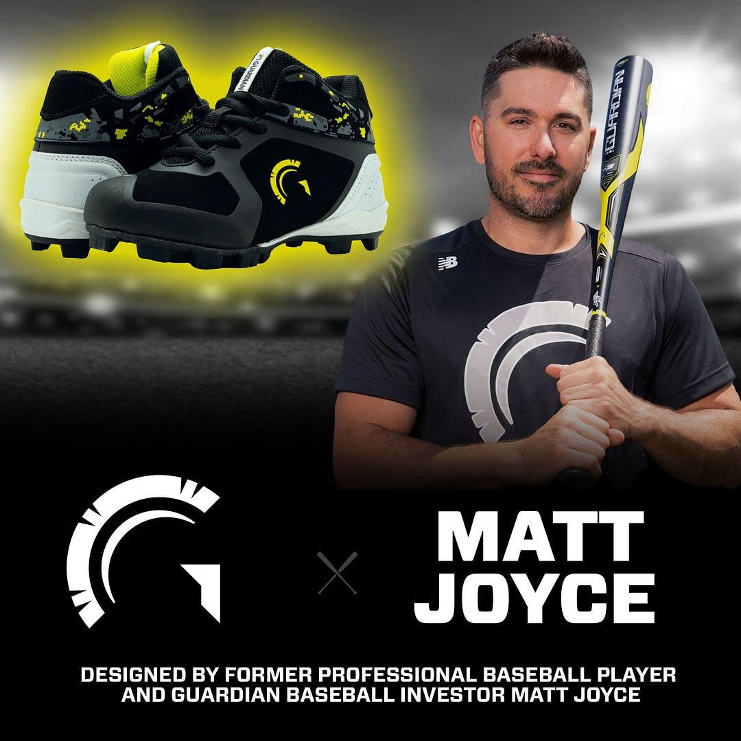 Guardian Youth Baseball Cleats for Boys & Girls - High Top Baseball Shoes for Kids - Non-Slip Softball Cleats - Perfect for Little League, Training & Outdoor Sports