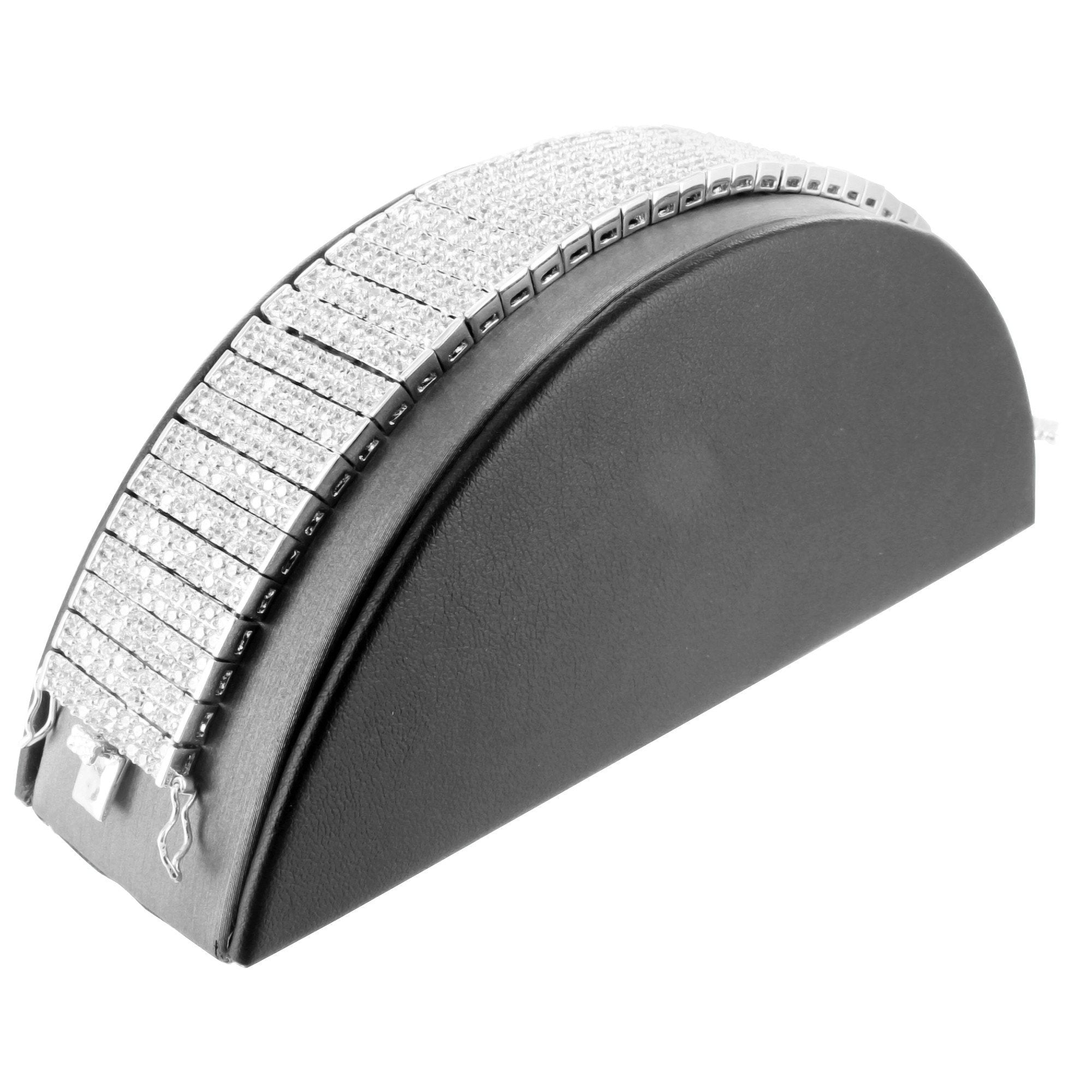 2 Row Bling Ice Bracelet in White Gold Finish - Elegant Cubic Zirconia Tennis Bracelet for Women, Perfect for Parties, Weddings & Special Occasions