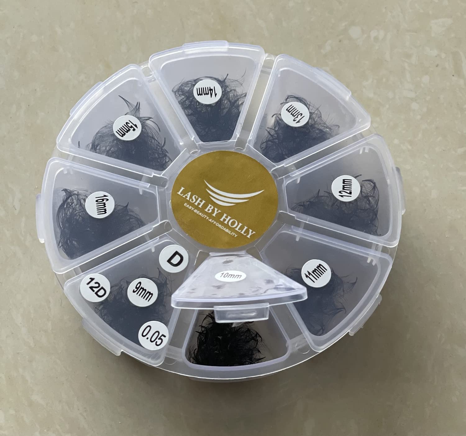 Holly 800 FANS LASH - Pre-Made Handmade 6D Mink Lashes Mix Lengths 9-15mm - Voluminous False Eyelashes for Dramatic Eye Makeup - Perfect for Weddings, Parties & Special Occasions