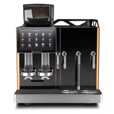 Eversys Shotmaster Superautomatic Espresso Machine - Professional Coffee Maker for Home & Office Use | Perfect for Espresso, Cappuccino & Latte Lovers