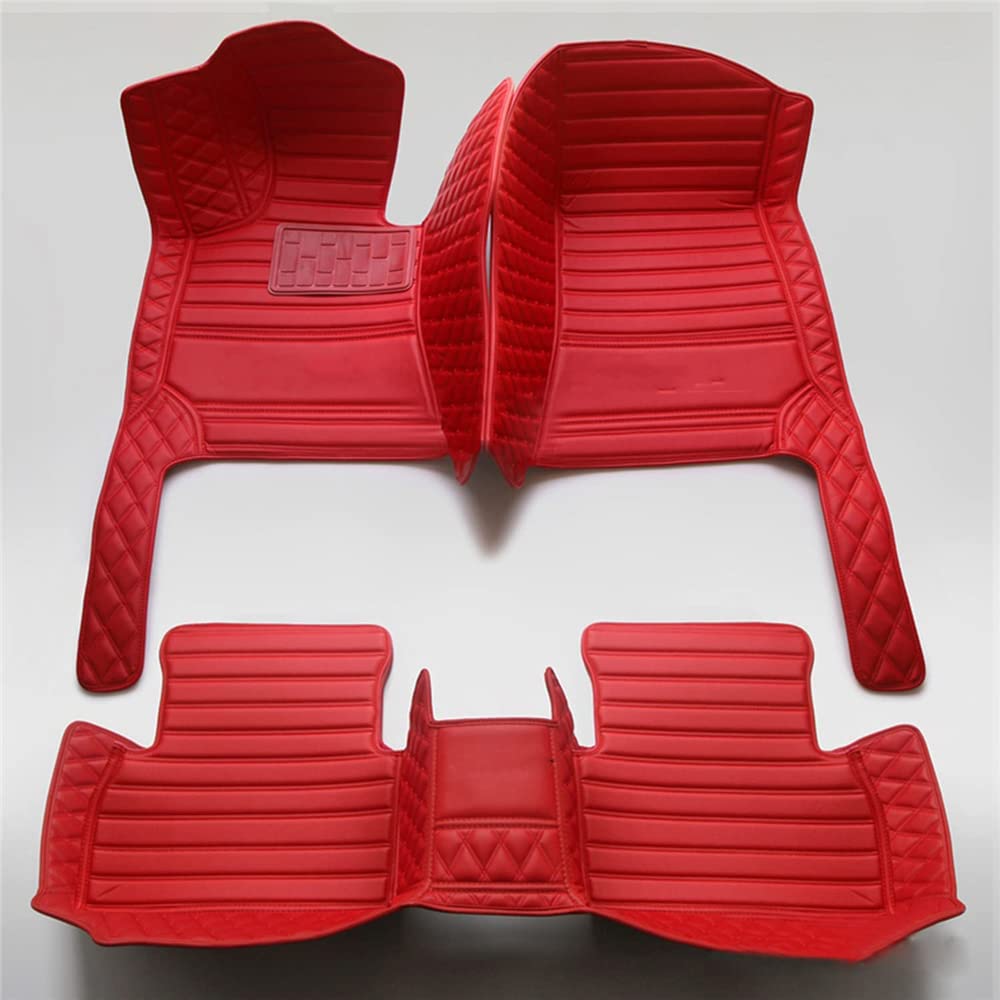 Custom Car Floor Mats for 96% Sedan & SUV Models - Full Coverage Non-Slip Leather Liners - Waterproof & Dirt Resistant Protection for Men & Women - Perfect for Daily Commute, Road Trips & Off-Road Adventures