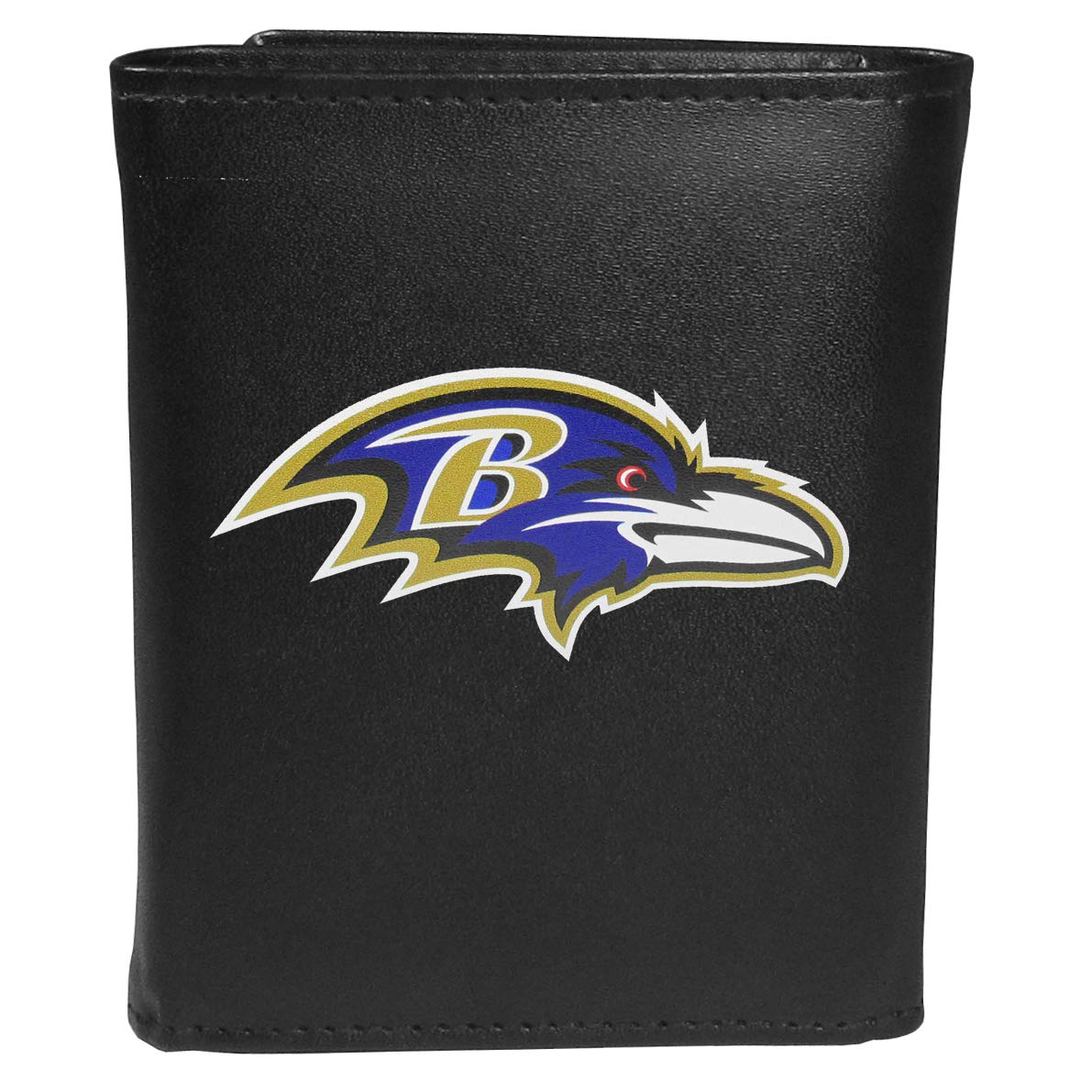 Siskiyou NFL Unisex Tri-Fold Wallet with Steel Keychain - Perfect for Football Fans, Travel & Everyday Use