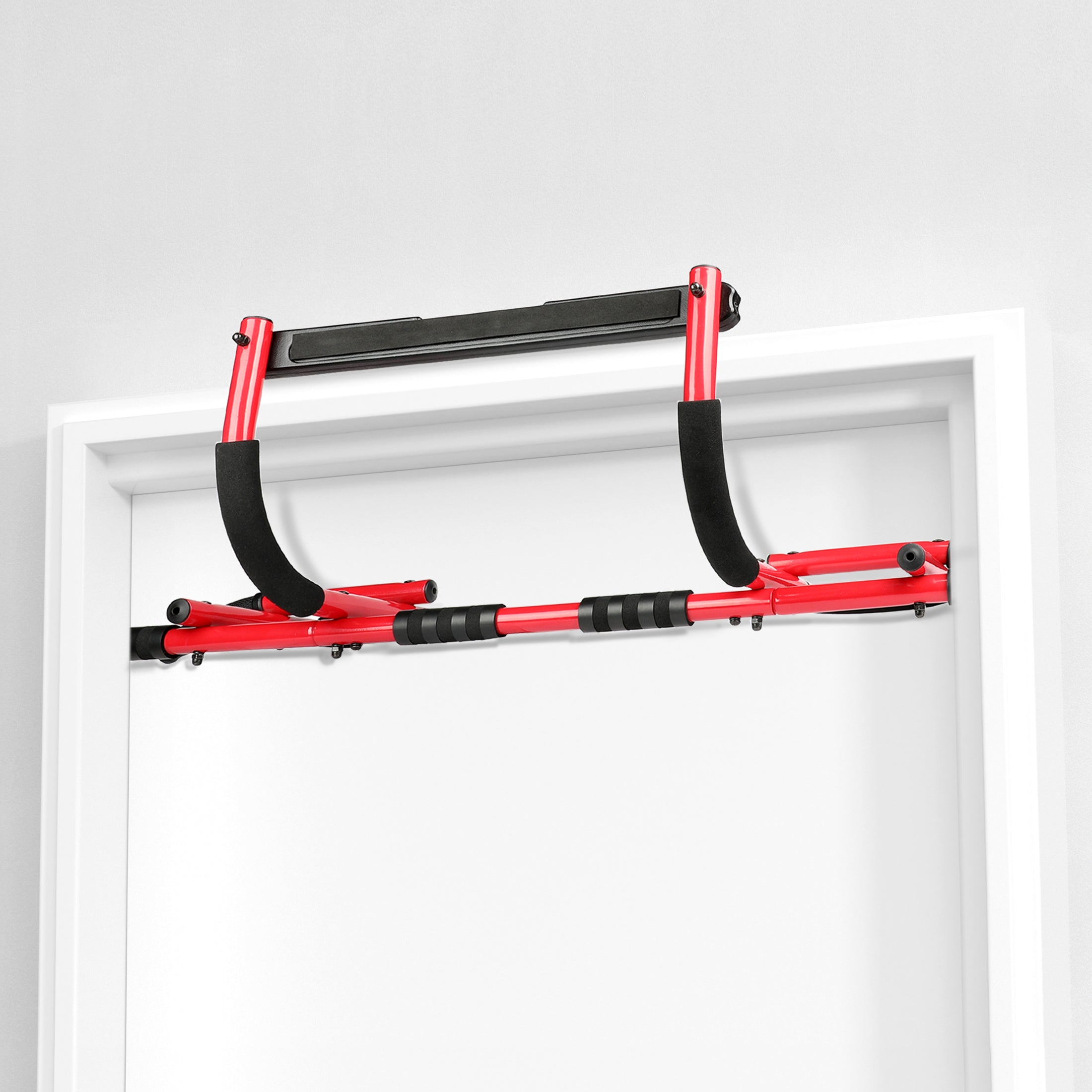 PRCTZ Multifunction Door Gym - Pull Up Bar for Home Workout, Chin Up Bar with Adjustable Height & Anti-Slip Design - Perfect for Strength Training, Calisthenics & Home Fitness Exercises