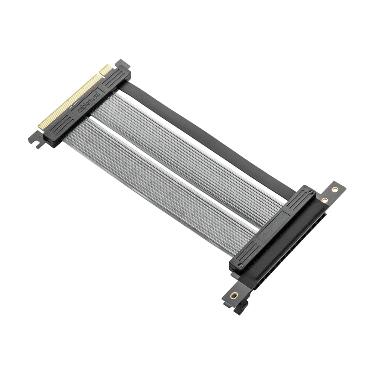 CableMod Vertical PCIe Bracket Triple Slot Edition with PCIe 4.0 Riser Cable - Black HDMI & DisplayPort - Perfect for Gaming PC Builds & Custom GPU Mounting