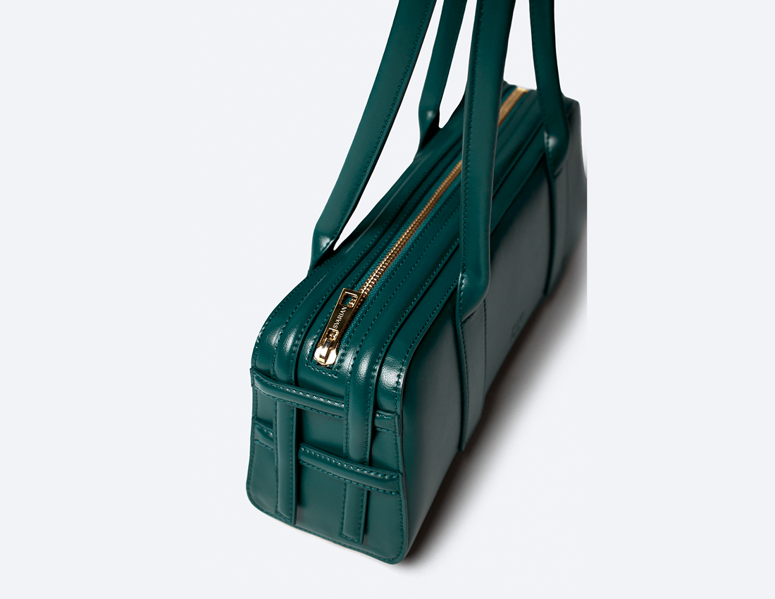 Paquin Vegan Italian Grape Leather Shoulder Bag for Women | Eco-Friendly Plant-Based Handbag | Perfect for Work, Travel & Everyday Use