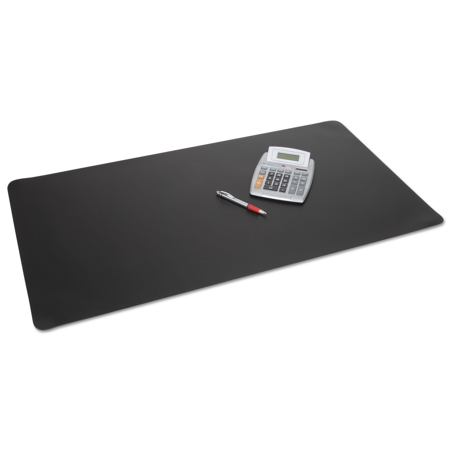 Artistic® Rhinolin II Antimicrobial Desk Pad - 24 x 17 Inches, Black - Non-Slip Mouse Pad for Office, Gaming & Home Workspace